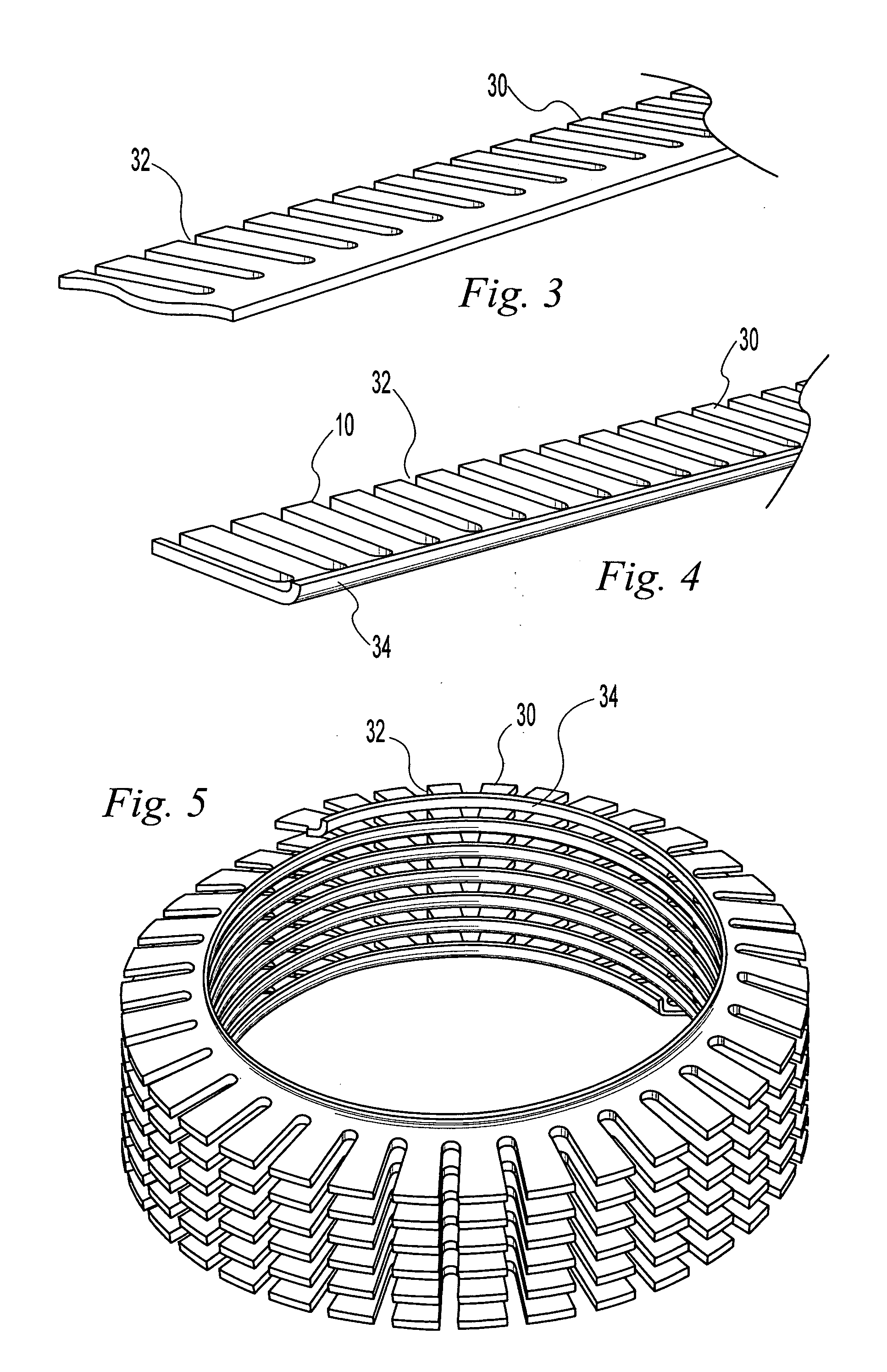Heat exchanger fins and method for fabricating fins particularly suitable for stirling engines
