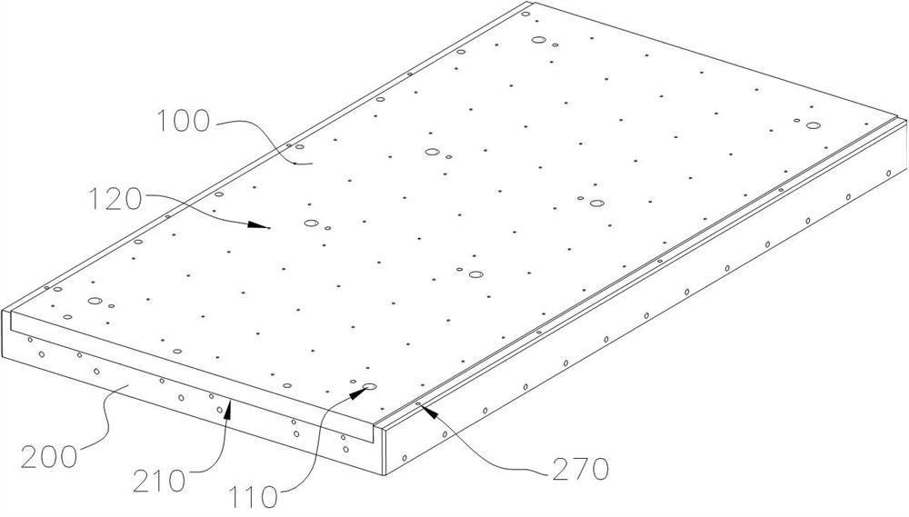 Material carrying platform, machining method thereof and hot pressing device