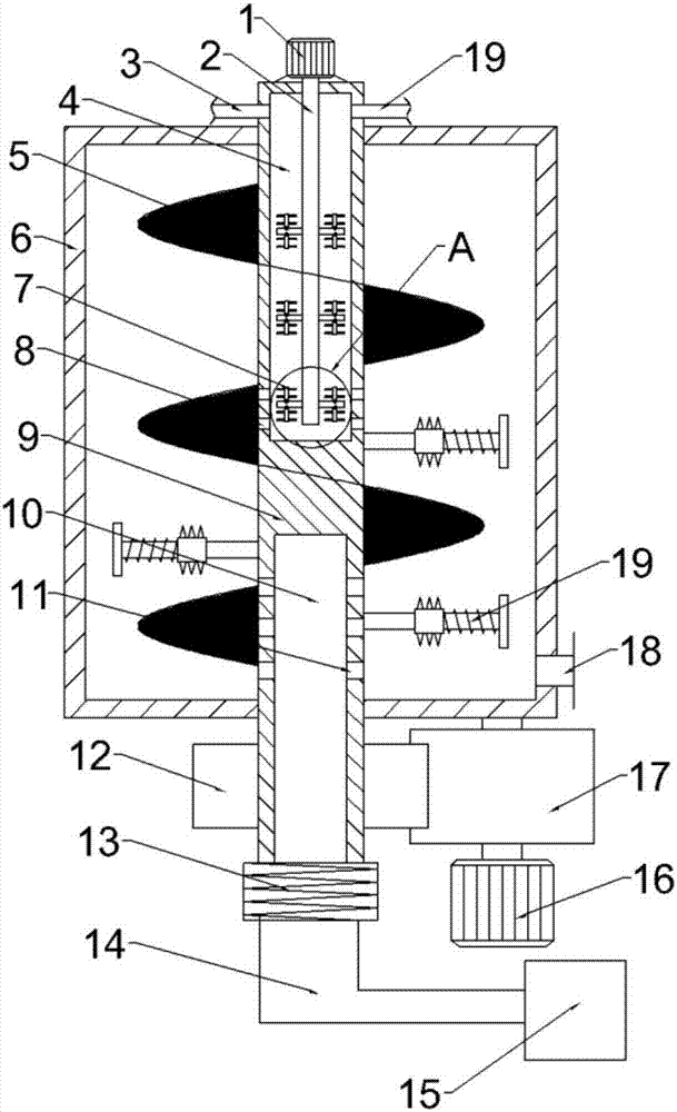 Environment-friendly variable range flocculation unit for sewage treatment