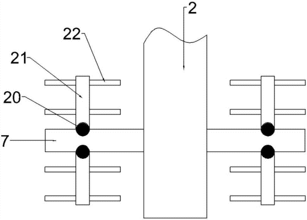 Environment-friendly variable range flocculation unit for sewage treatment