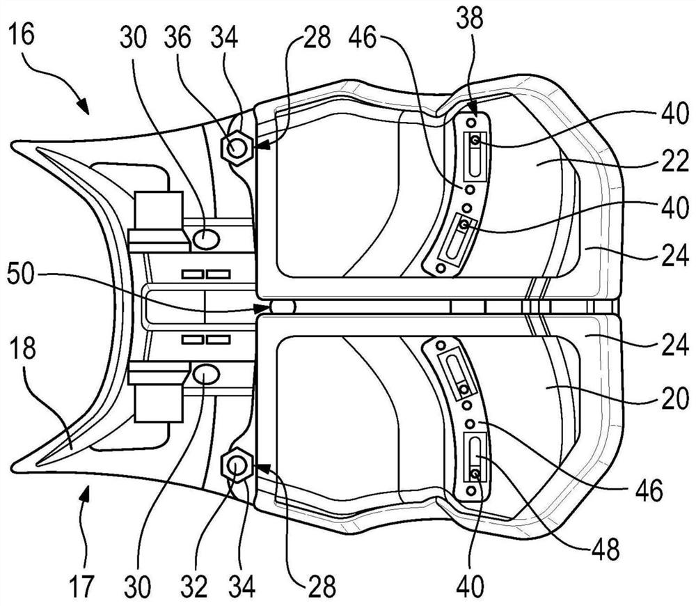 Adjustable seat assembly for a motorcycle, and motorcycle