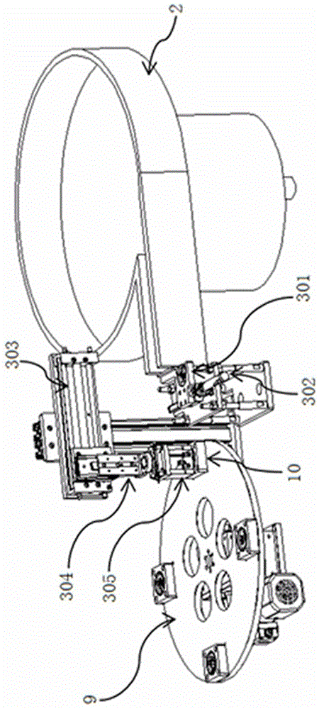 Automatic assembling mechanism for automobile safety belt locking ratchet wheel