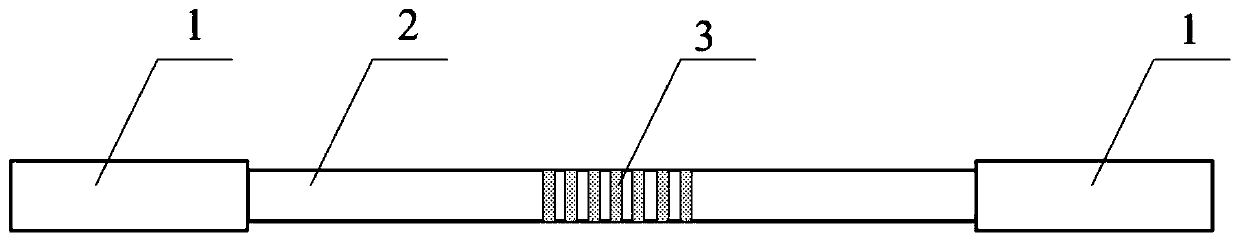 Strain monitoring method and device for forming process of three-dimensional woven composite material