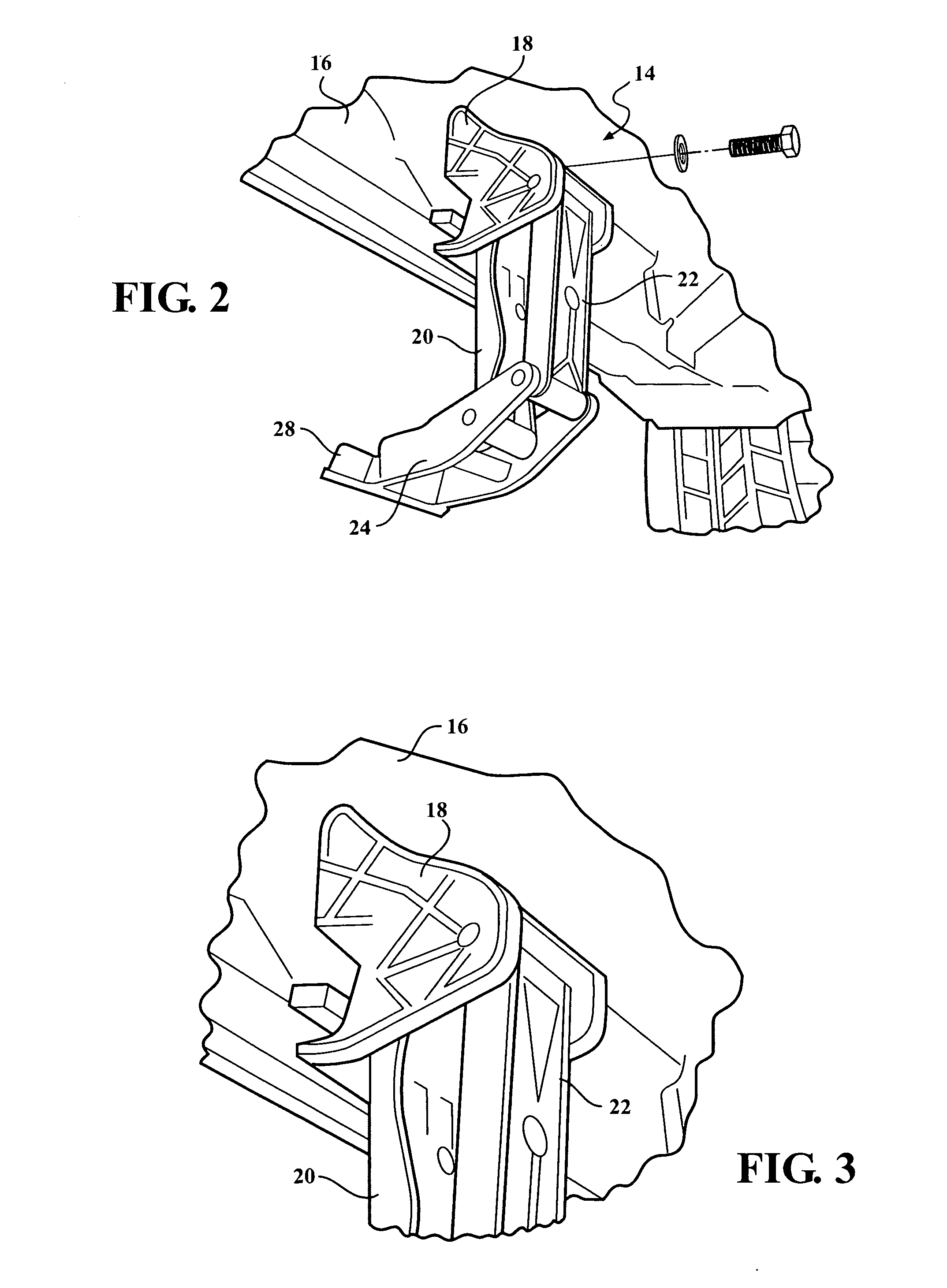 Independent running board actuation
