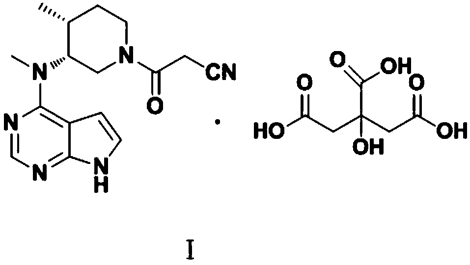 Refining method of tofacitinib citrate