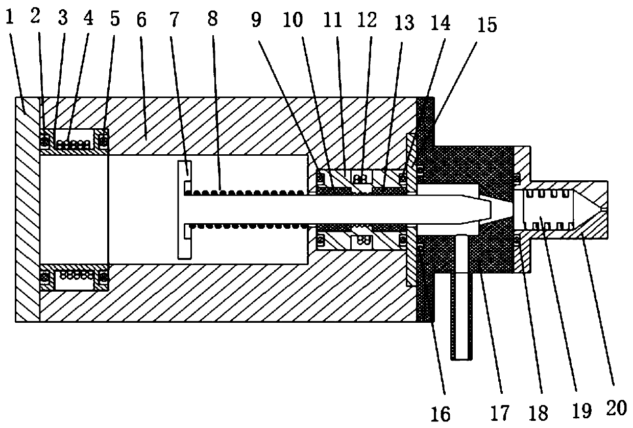 Agricultural swirl nozzle mechanism based on magnetorheological fluid micro-motion pressure change