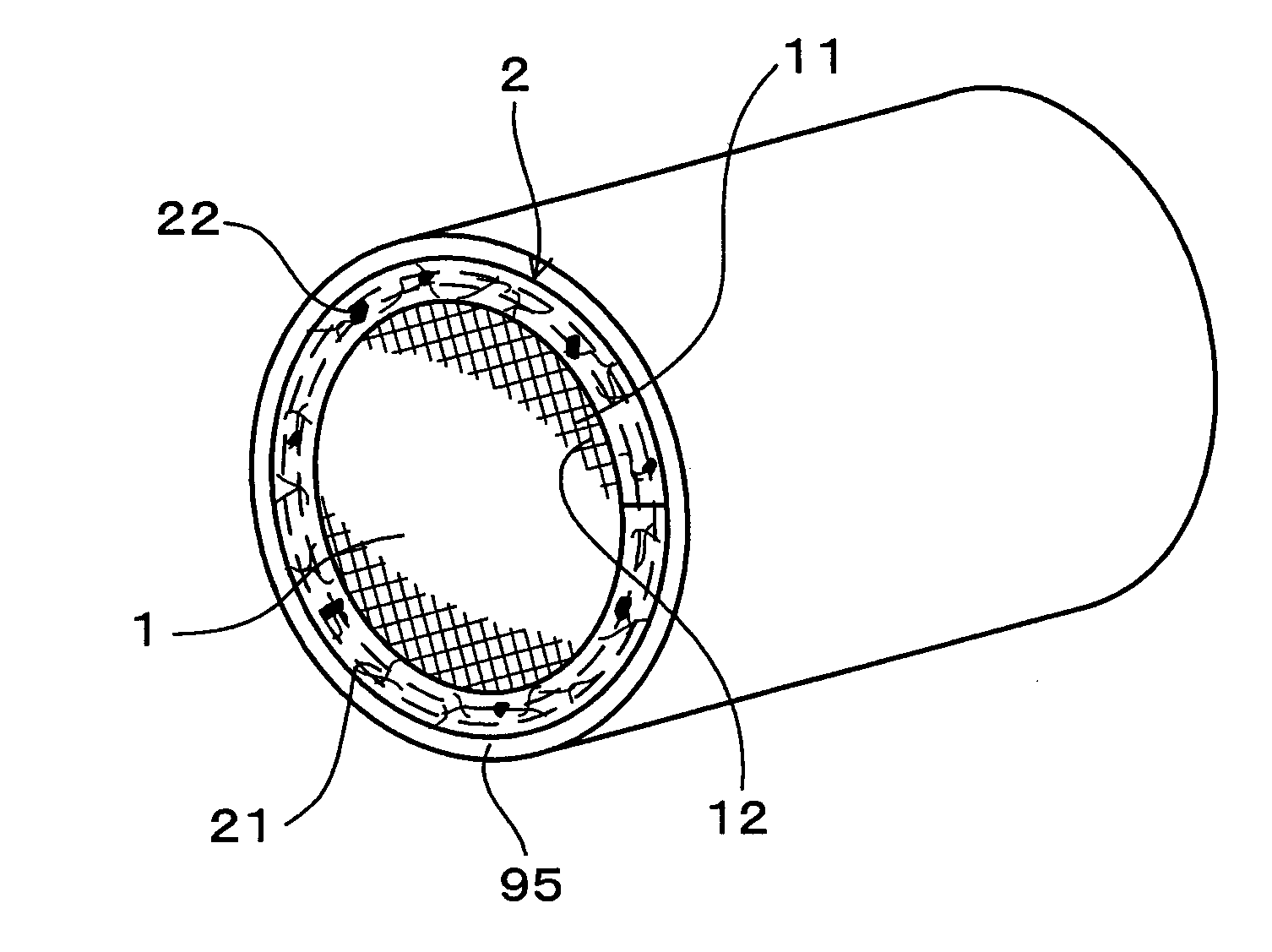 Holding and sealing material and manufacturing method thereof
