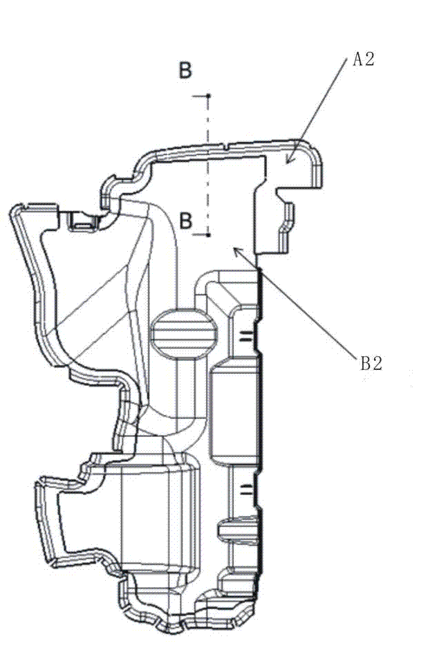 Soft and hard rubber lap joint structure for recycling-prevention partition board