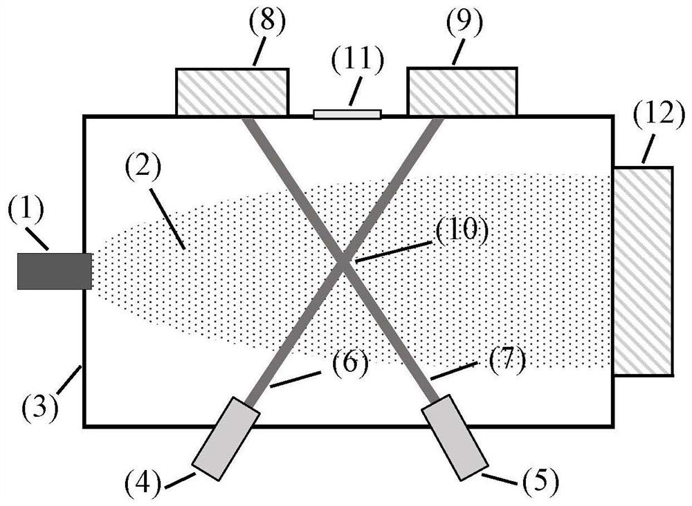 Terahertz radiation generation method based on interaction of multiple electron beams and plasma
