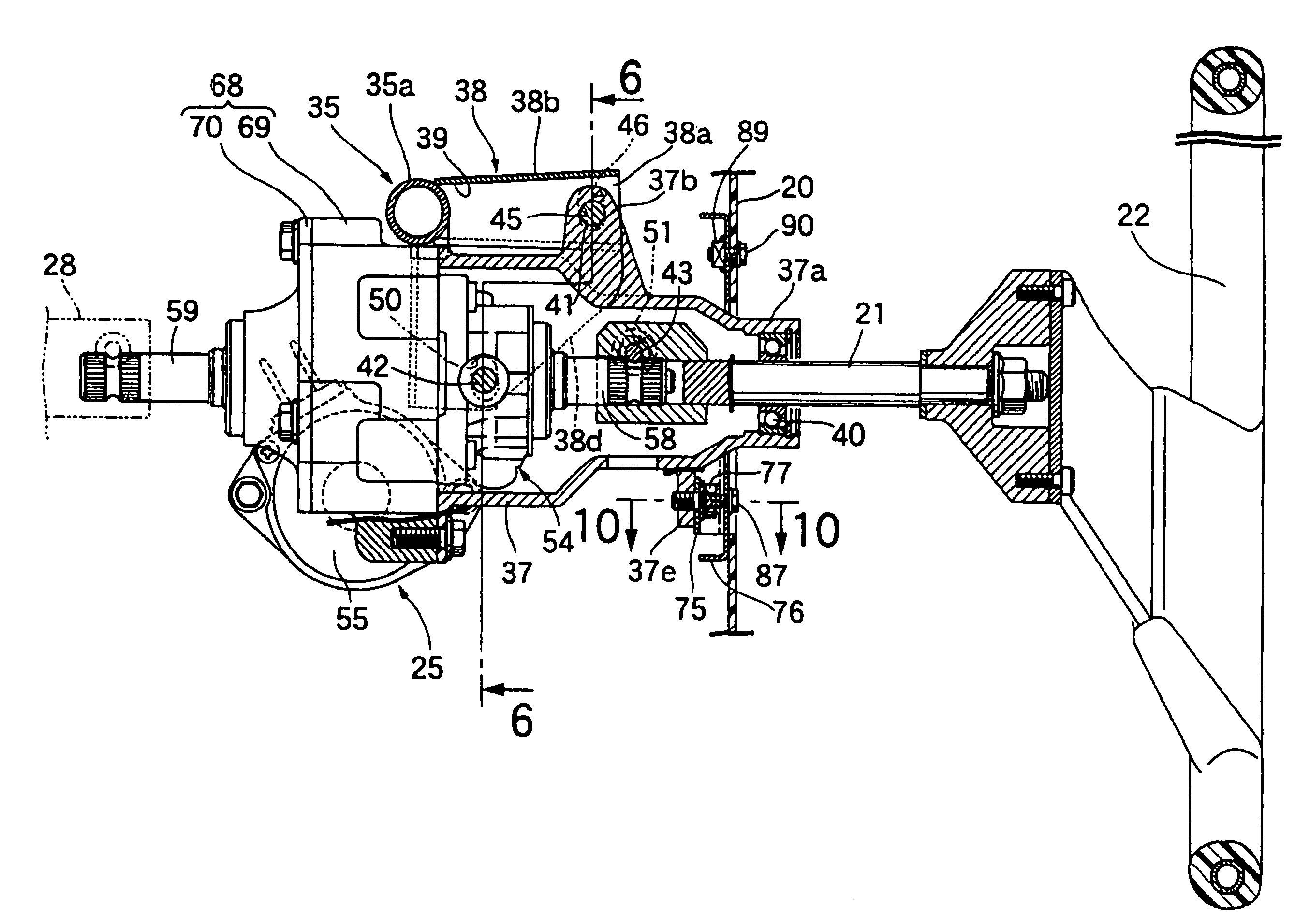 Power steering system for vehicle