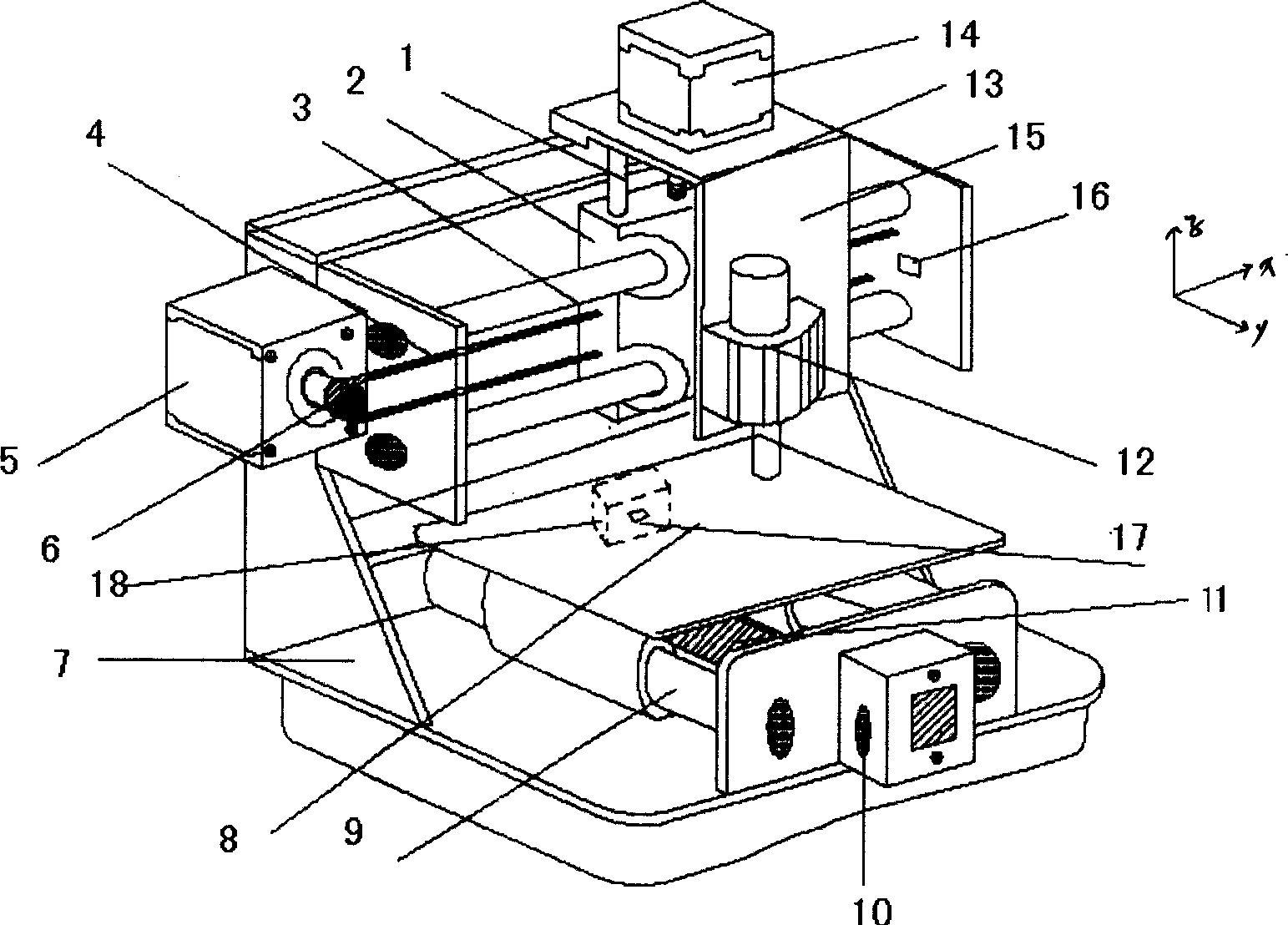 Circuit board automatic drilling machine
