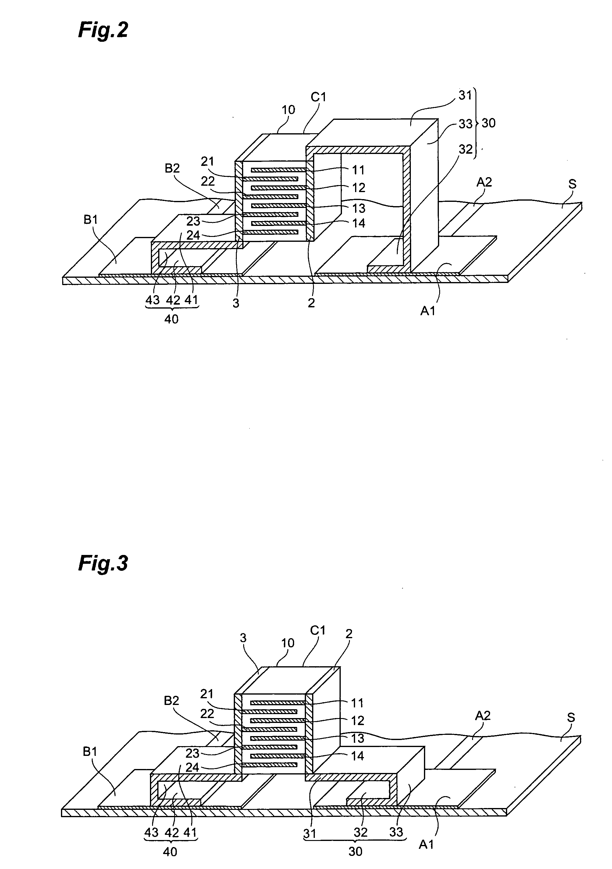 Ceramic capacitor mounting structure and ceramic capacitor