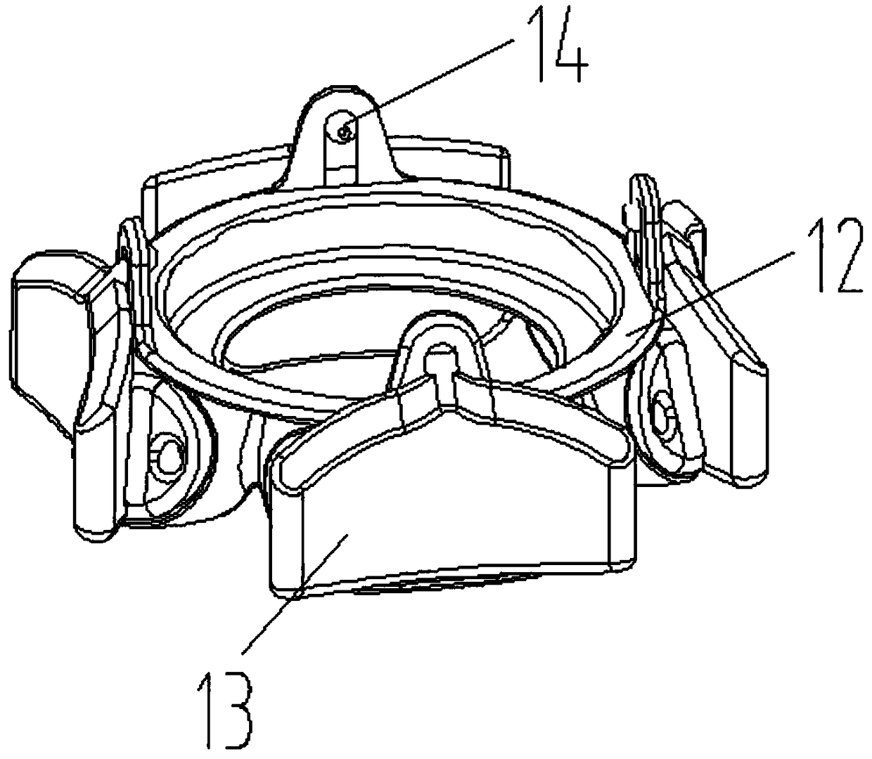 A spinning top toy with extended service life