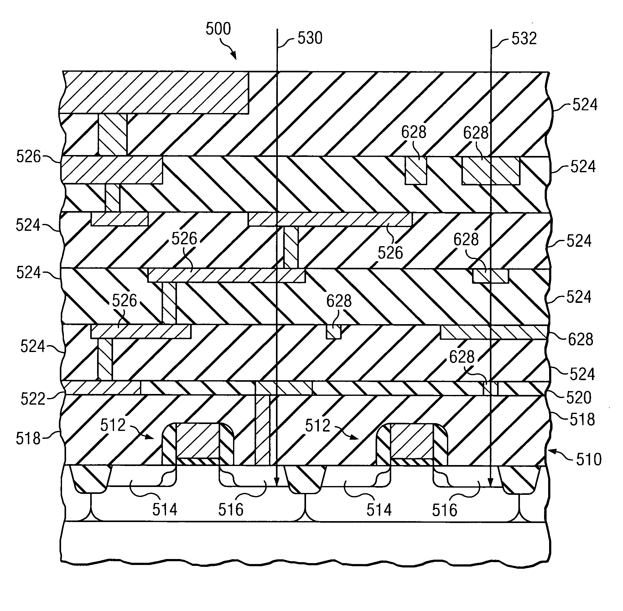 Method of fabricating and integrated circuit to improve soft error performance
