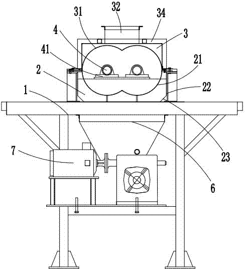 Double-arc sieving type light component separator with spraying function