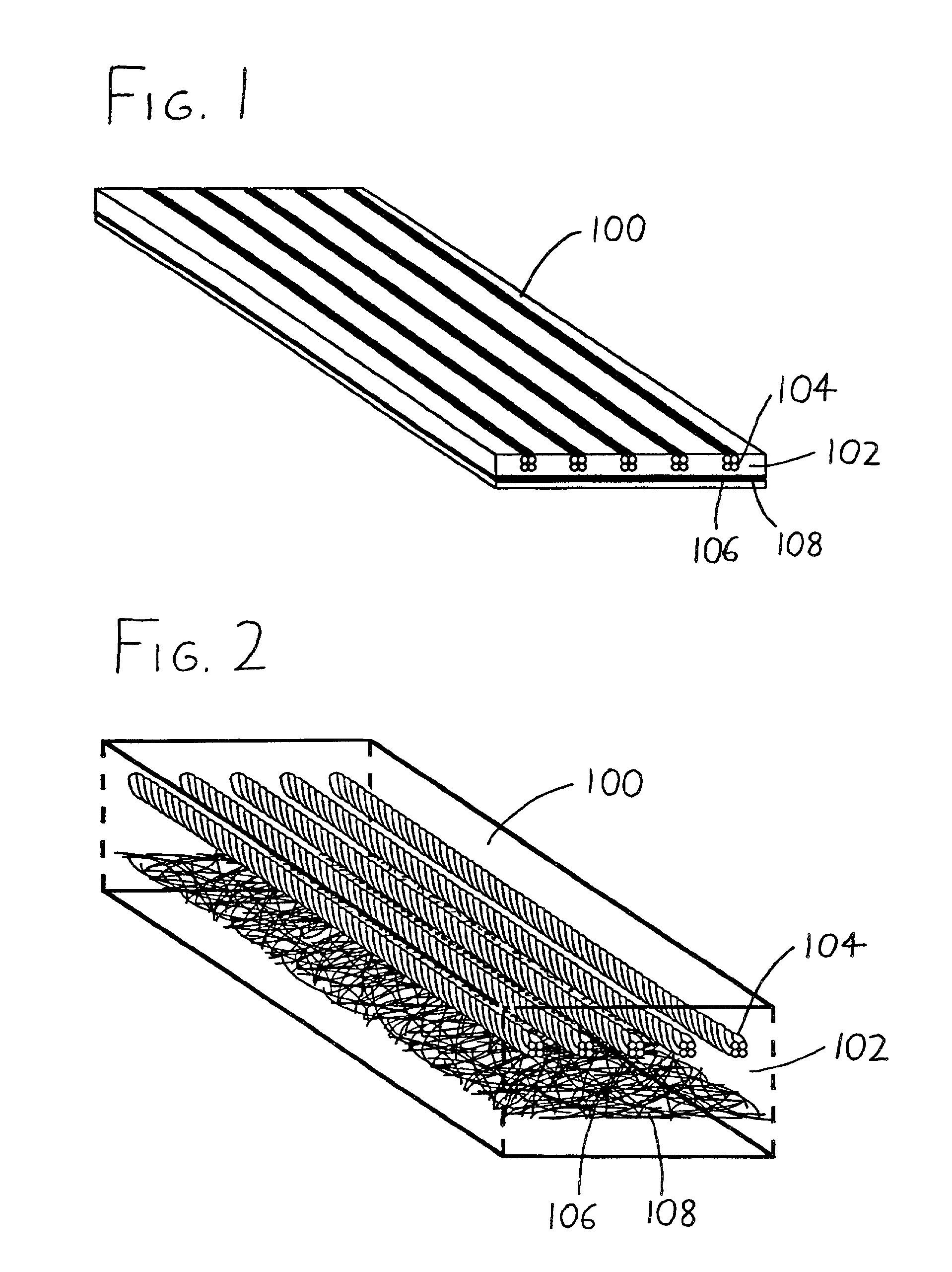 Structural reinforcement using composite strips
