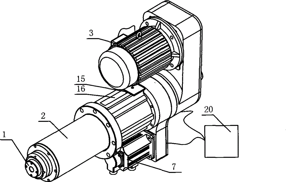 Power head for digital control hole drilling