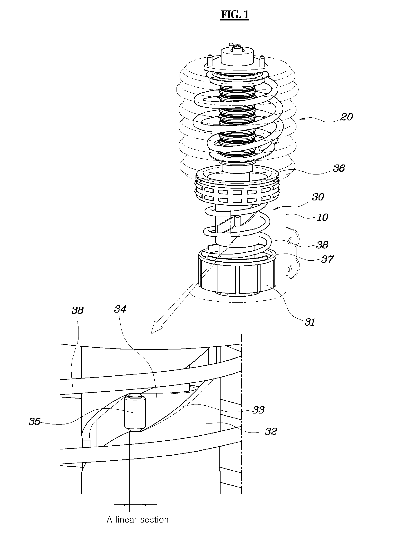 Electronic control suspension system for vehicles