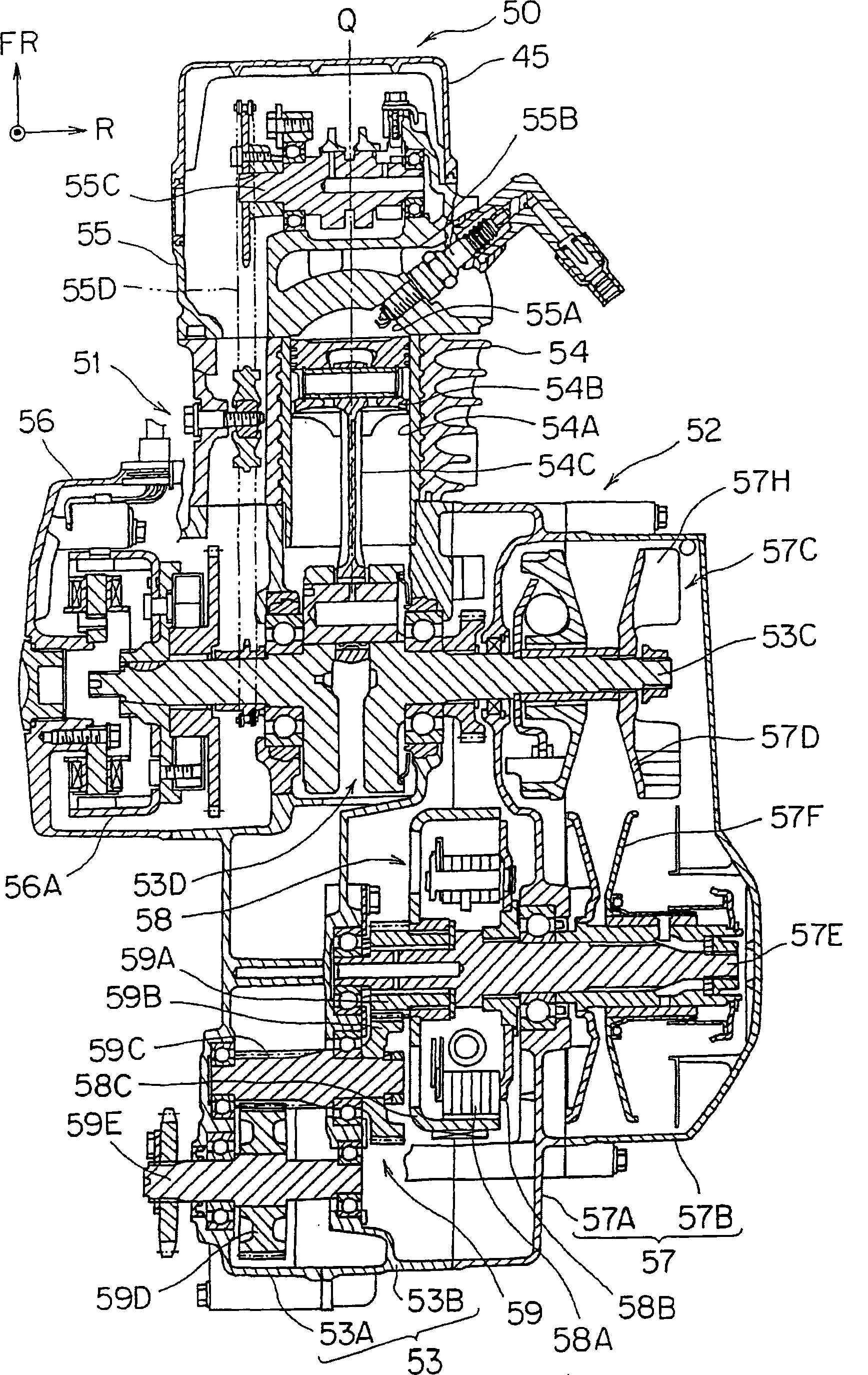 Saddle riding type vehicle