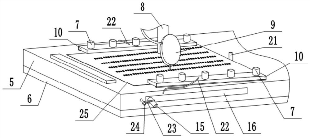 Keyboard bottom plate automatic detection device