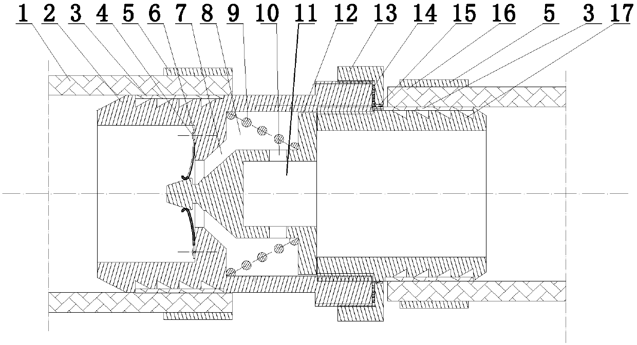 Self-locking type flow control valve