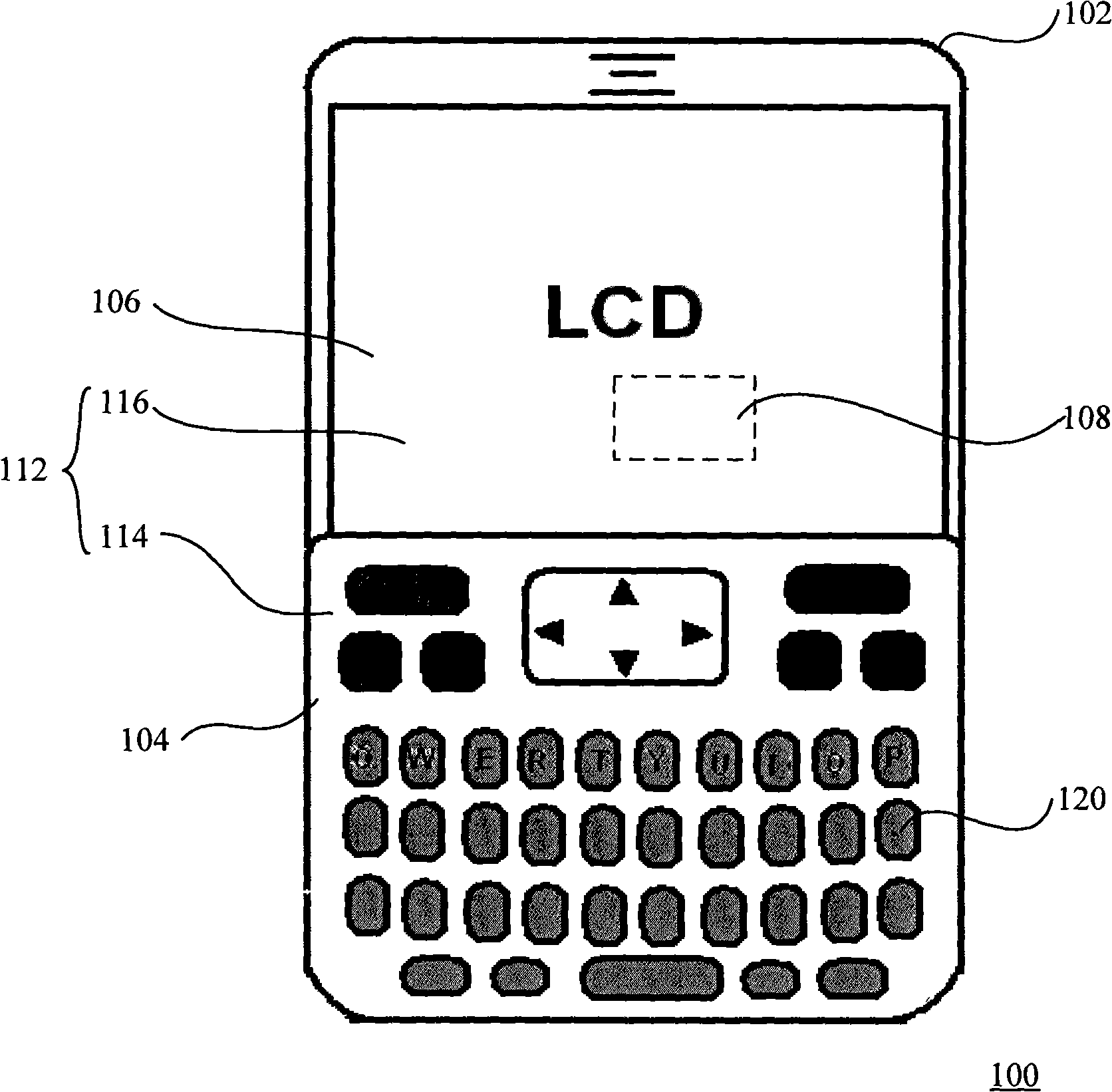 Electronic equipment with input device