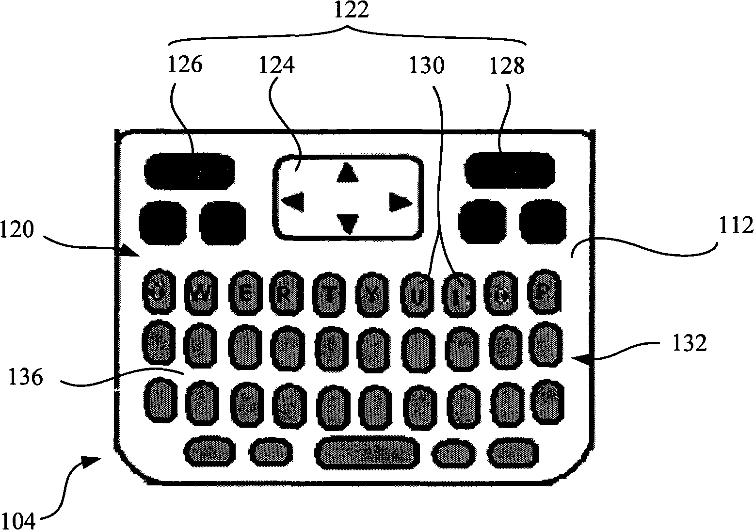 Electronic equipment with input device
