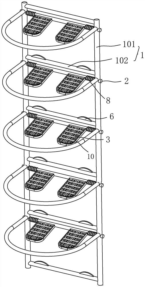 Safety fireproof system device for core tube construction of super high-rise building