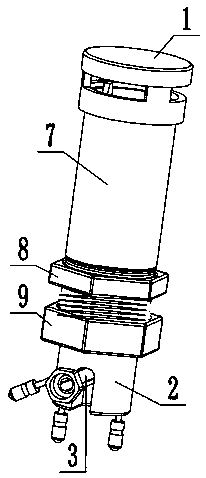 Ignition, flameout protection and kindling integrated structure with kindling pipe arranged in central hole of ceramic body