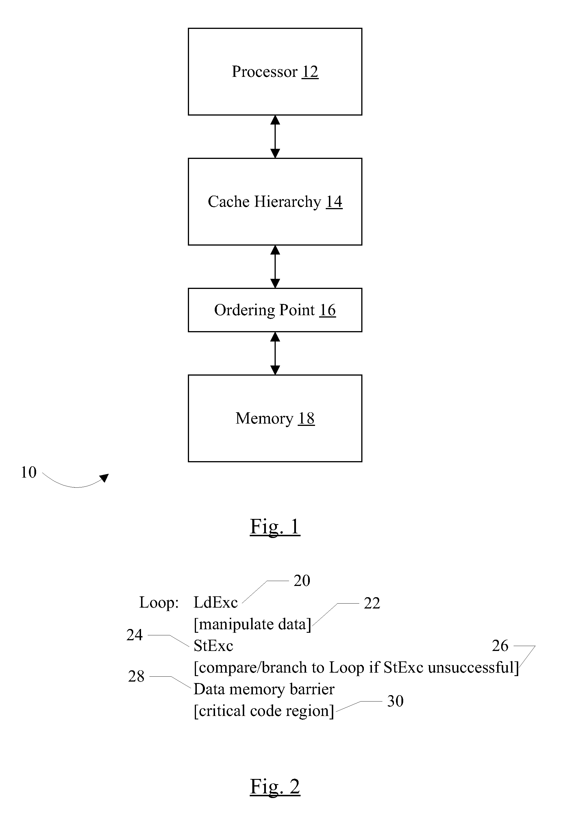 Fused store exclusive/memory barrier operation