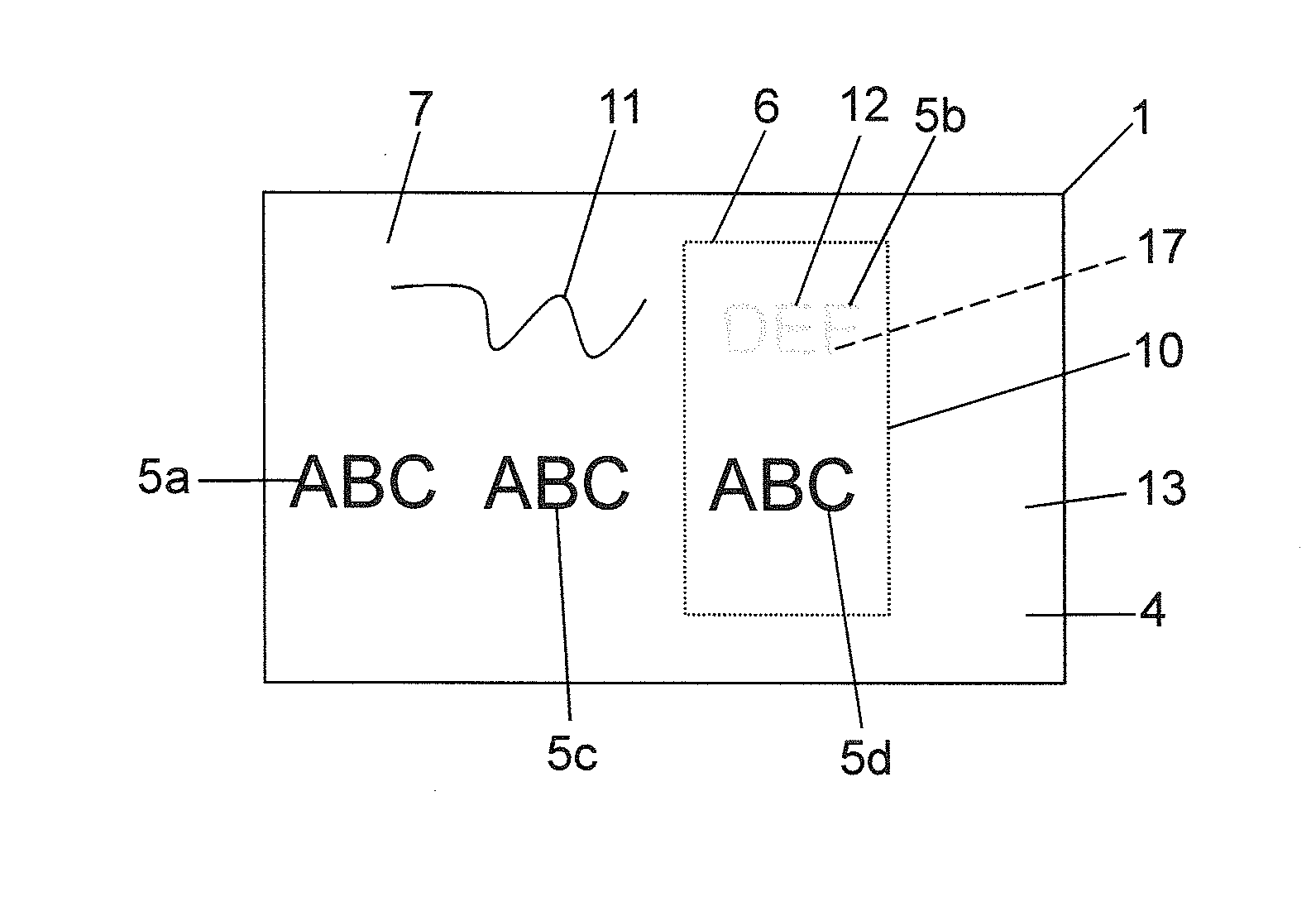 Card Body with Variable Film Layers