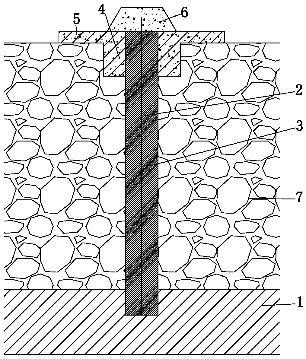 HDPE geomembrane and bentonite-clay composite vertical anti-seepage wall and mounting construction method thereof