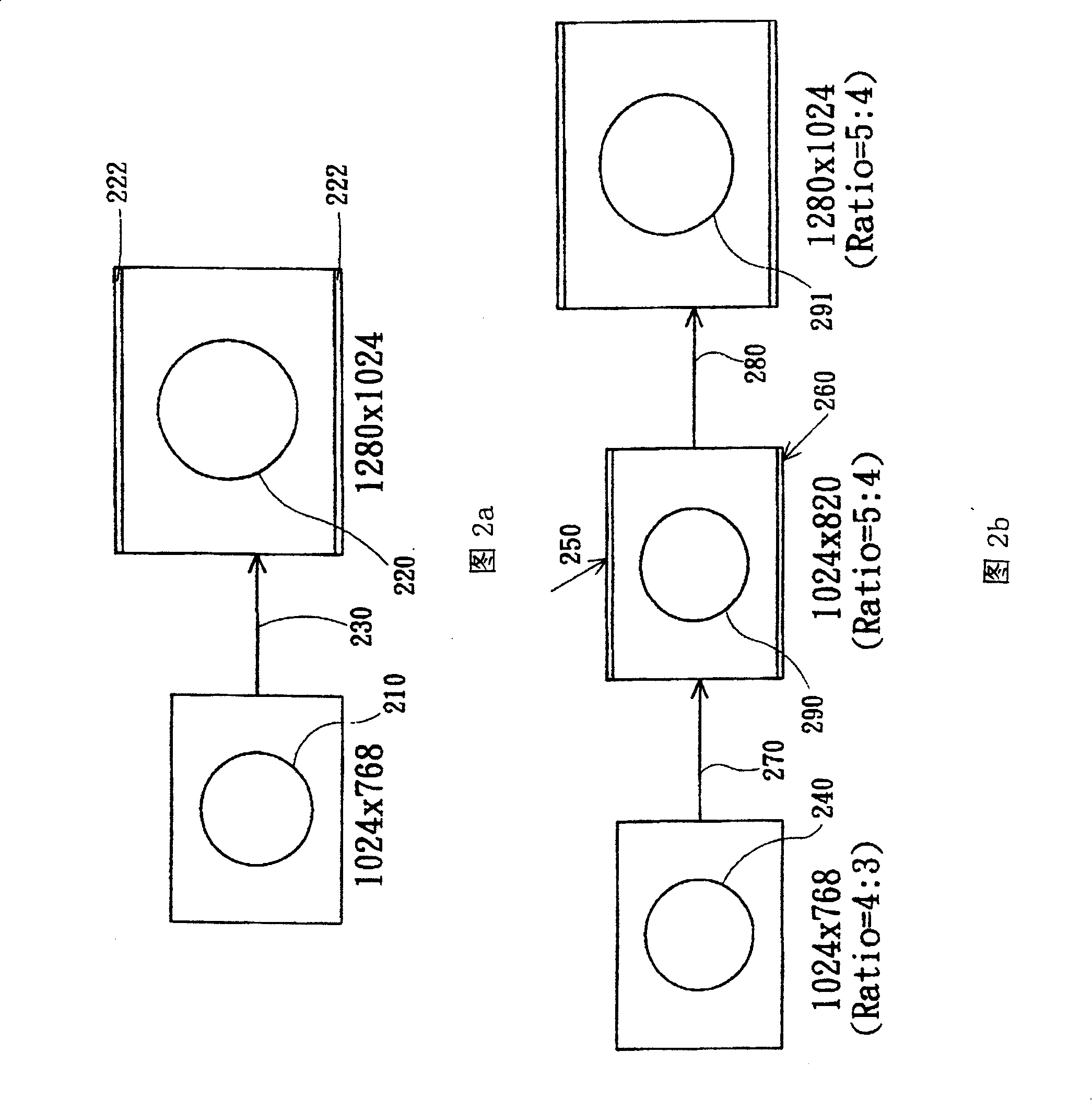 Liquid crystal display controller for keeping fixed aspect ratio, and its manufacturing method