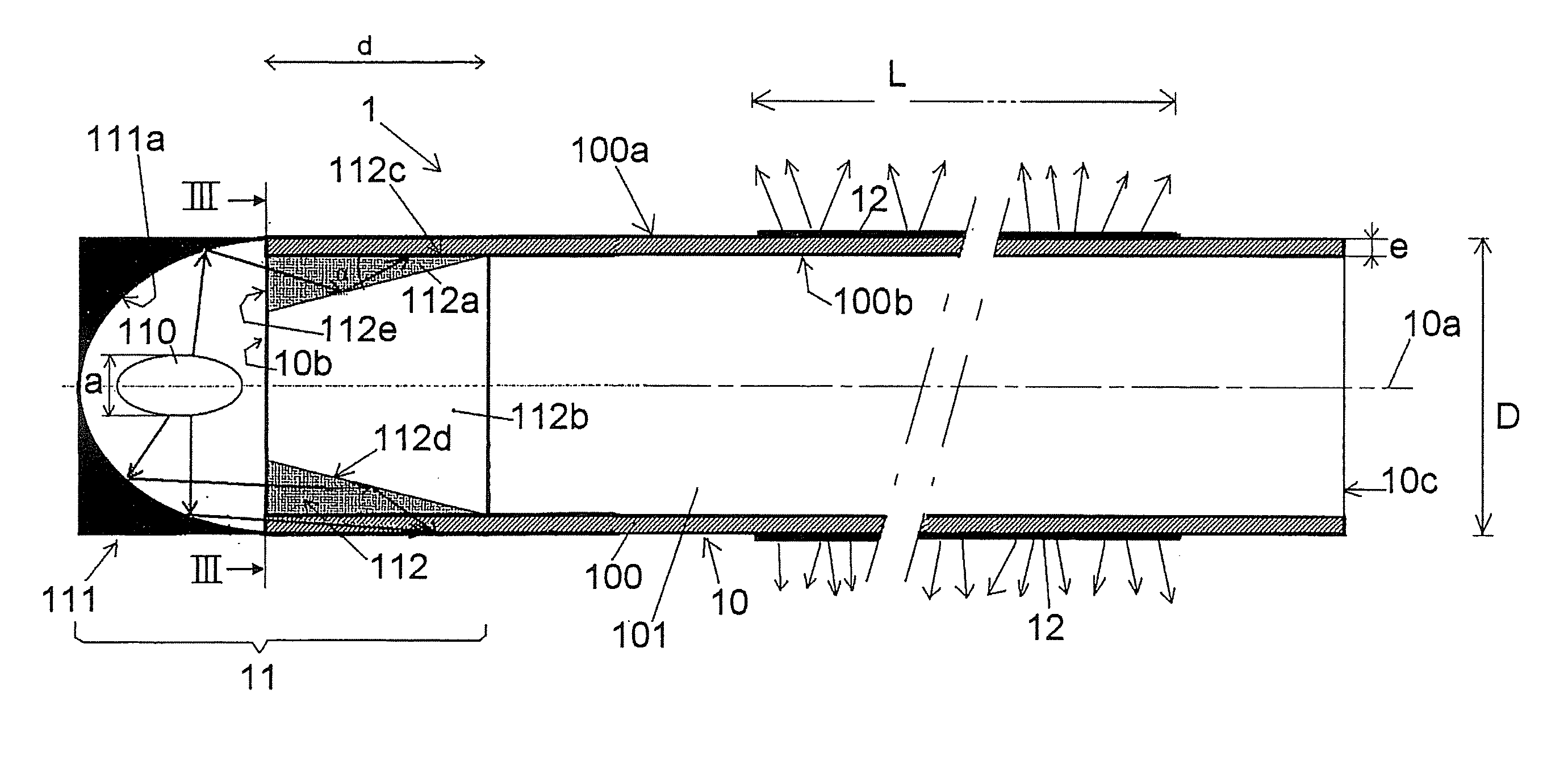 Device for producing light and its applications to lighting and lighted signage