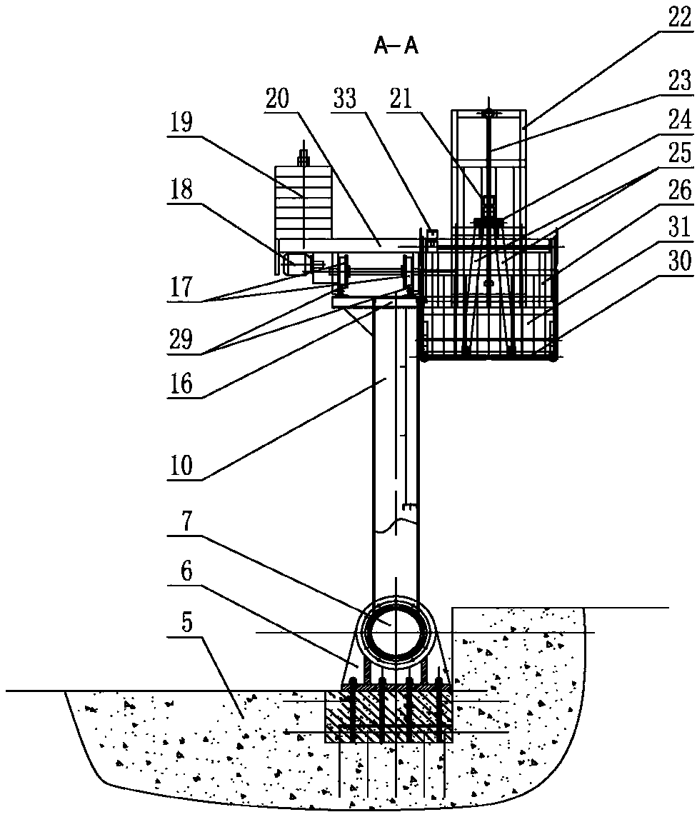 Sewage stopping and cleaning device
