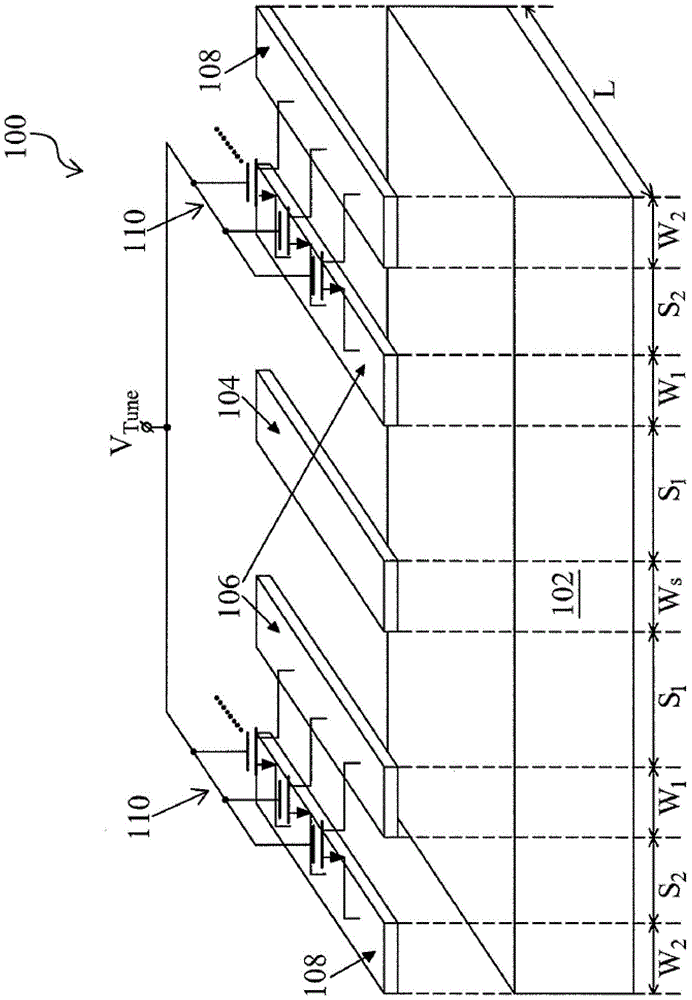 Variable inductor, voltage controlled oscillator and phase locked loop incorporating the variable inductor