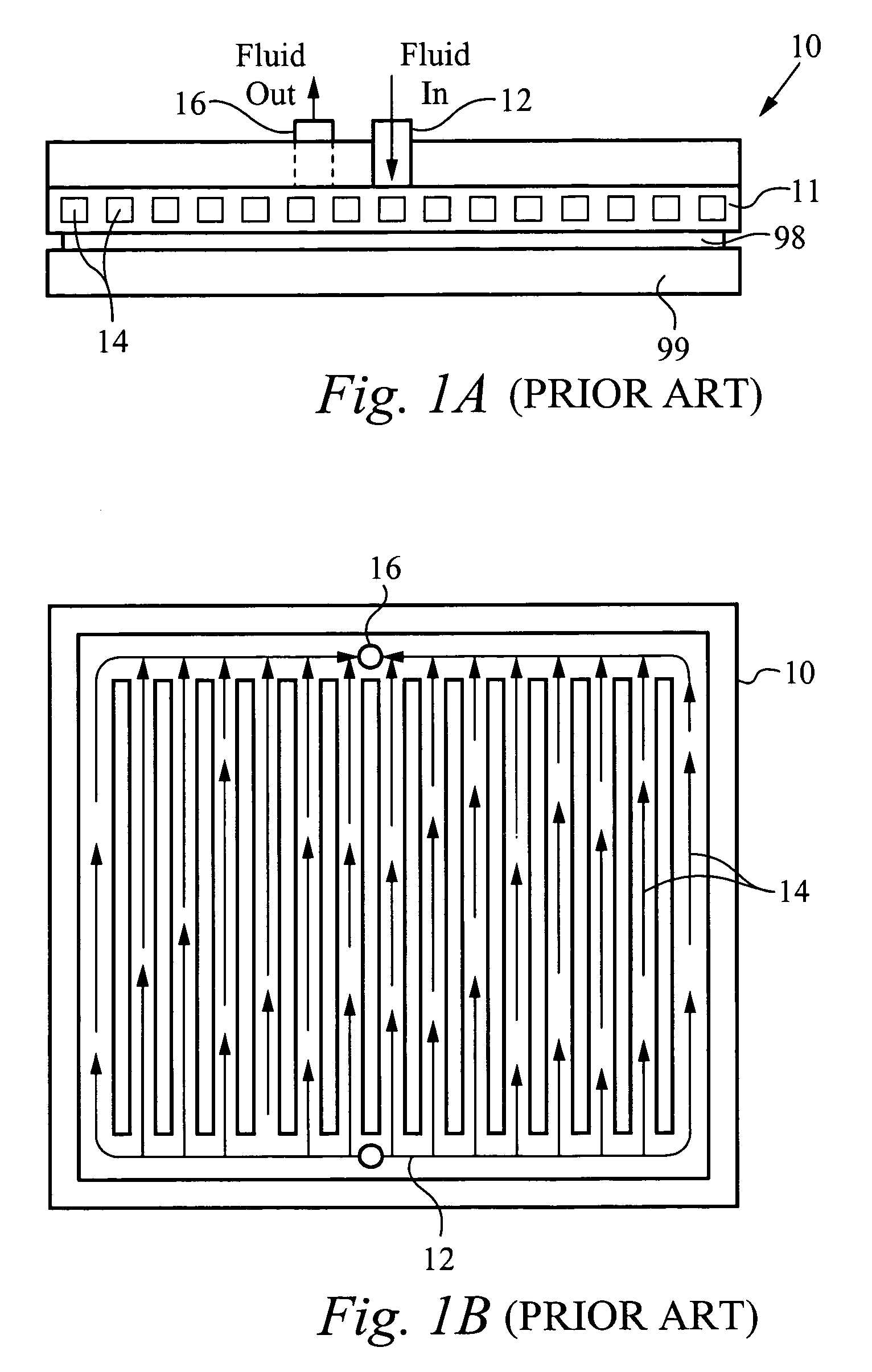 Apparatus and method of efficient fluid delivery for cooling a heat producing device