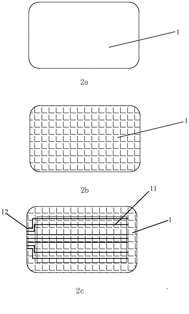 Capacitive touch screen and preparation method