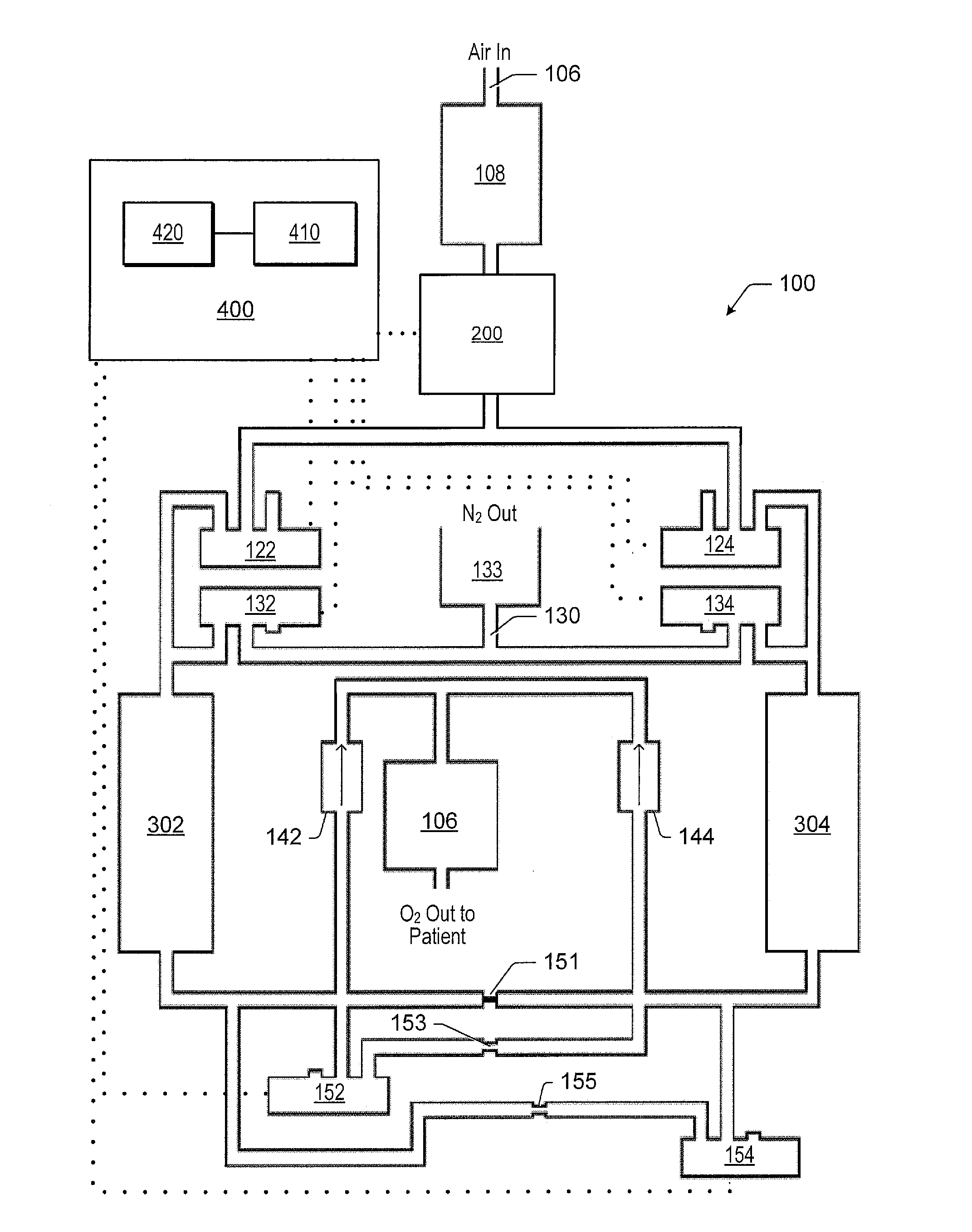 Oxygen concentrator system and methods for oral delivery of oxygen enriched gas