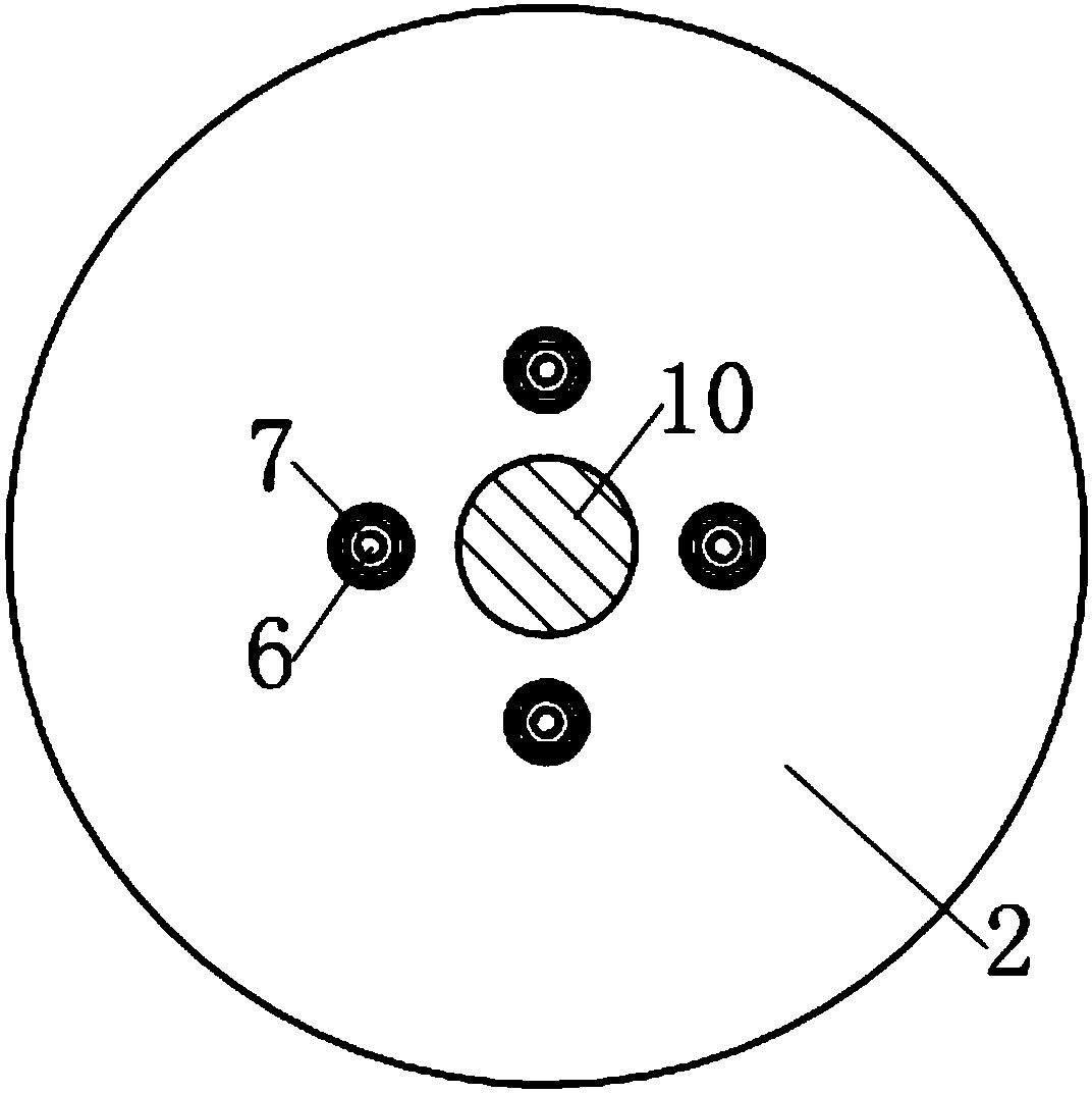 A rod-guided composite spring damper