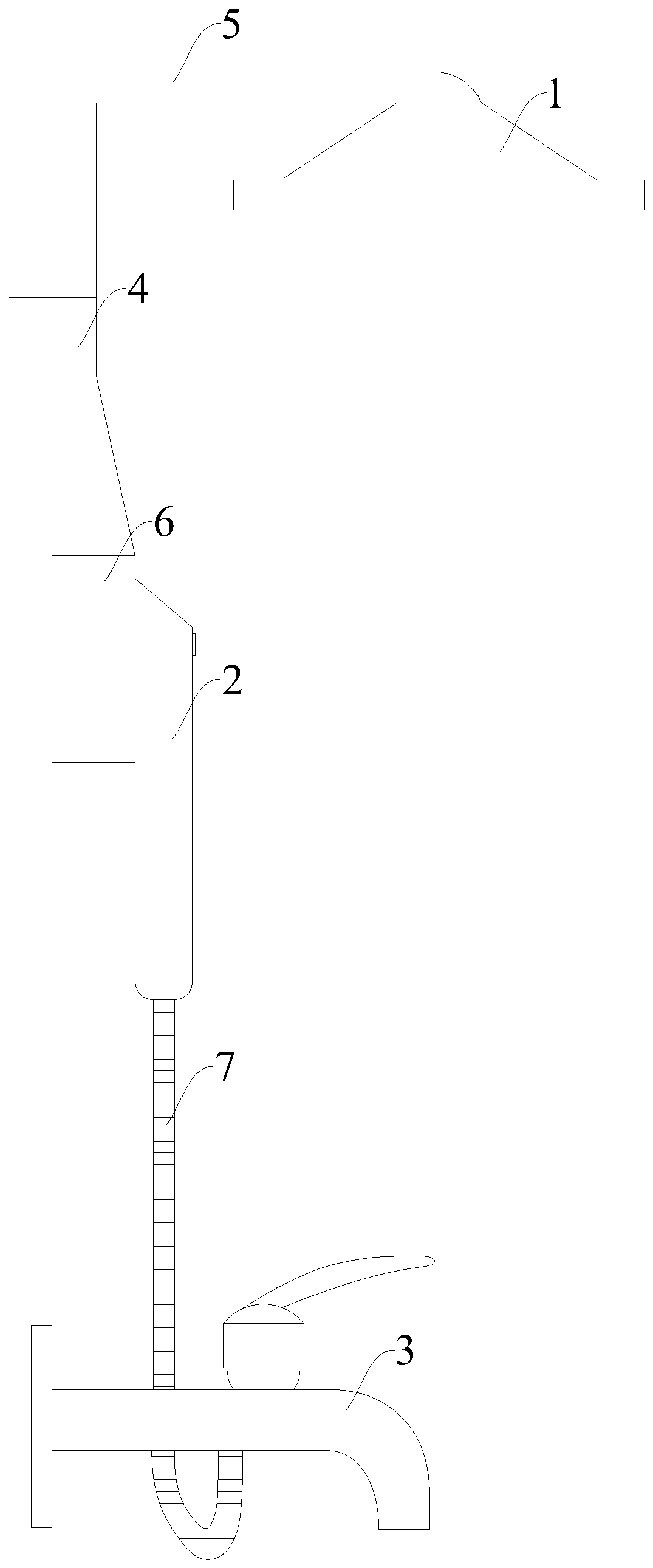 A combined easy-to-load and disassemble shower head