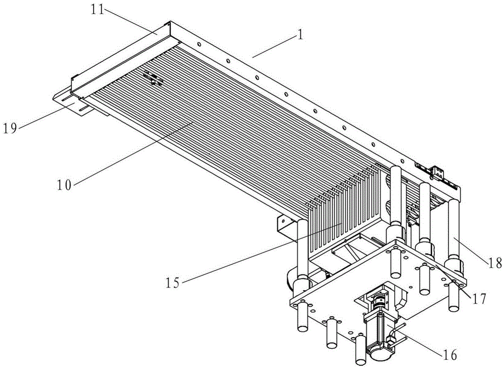 Feeding structure for feeding assembly line