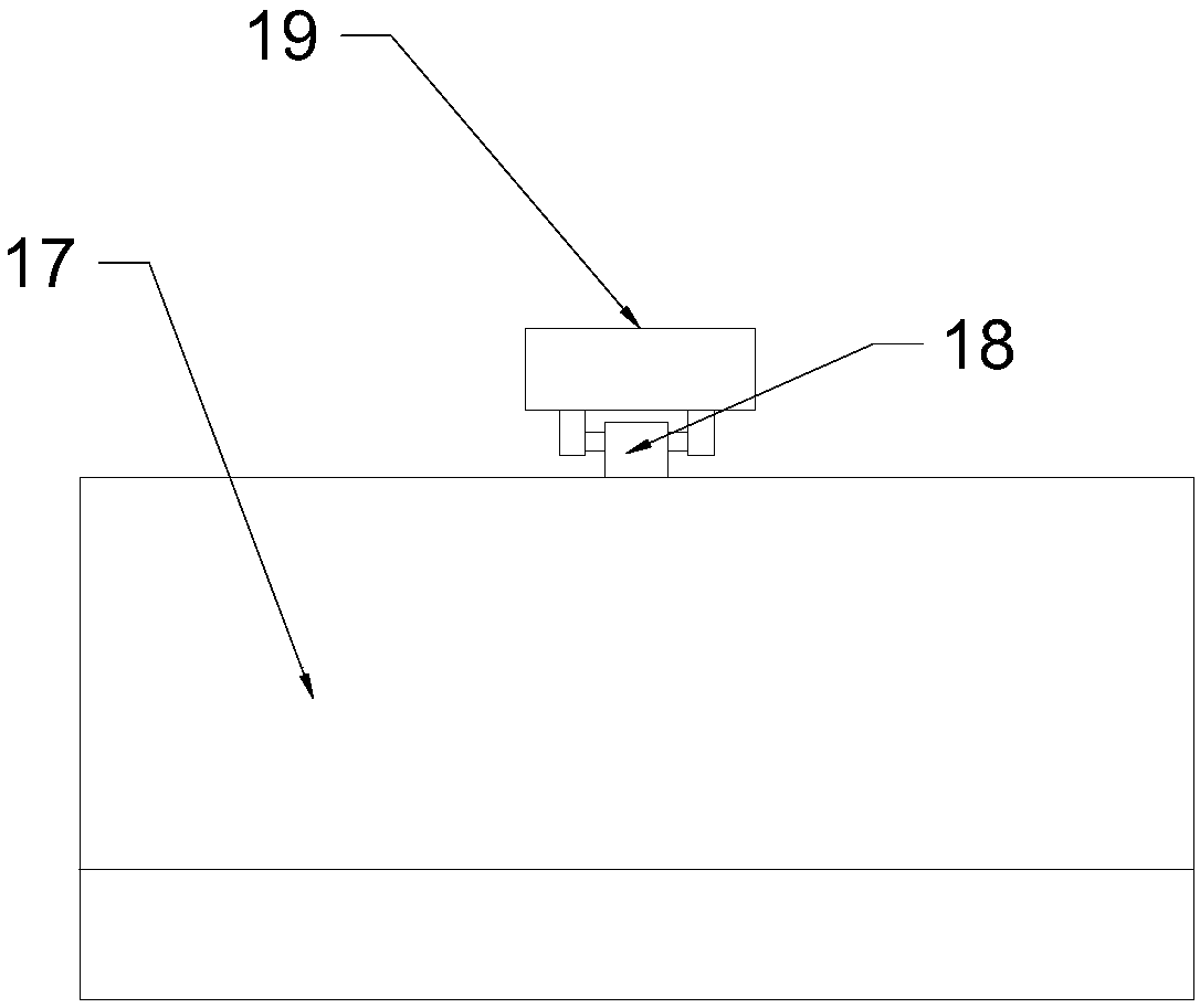 Asphalt pavement device for road engineering