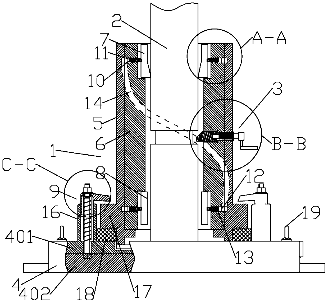 A detachable wind-resistant street lamp