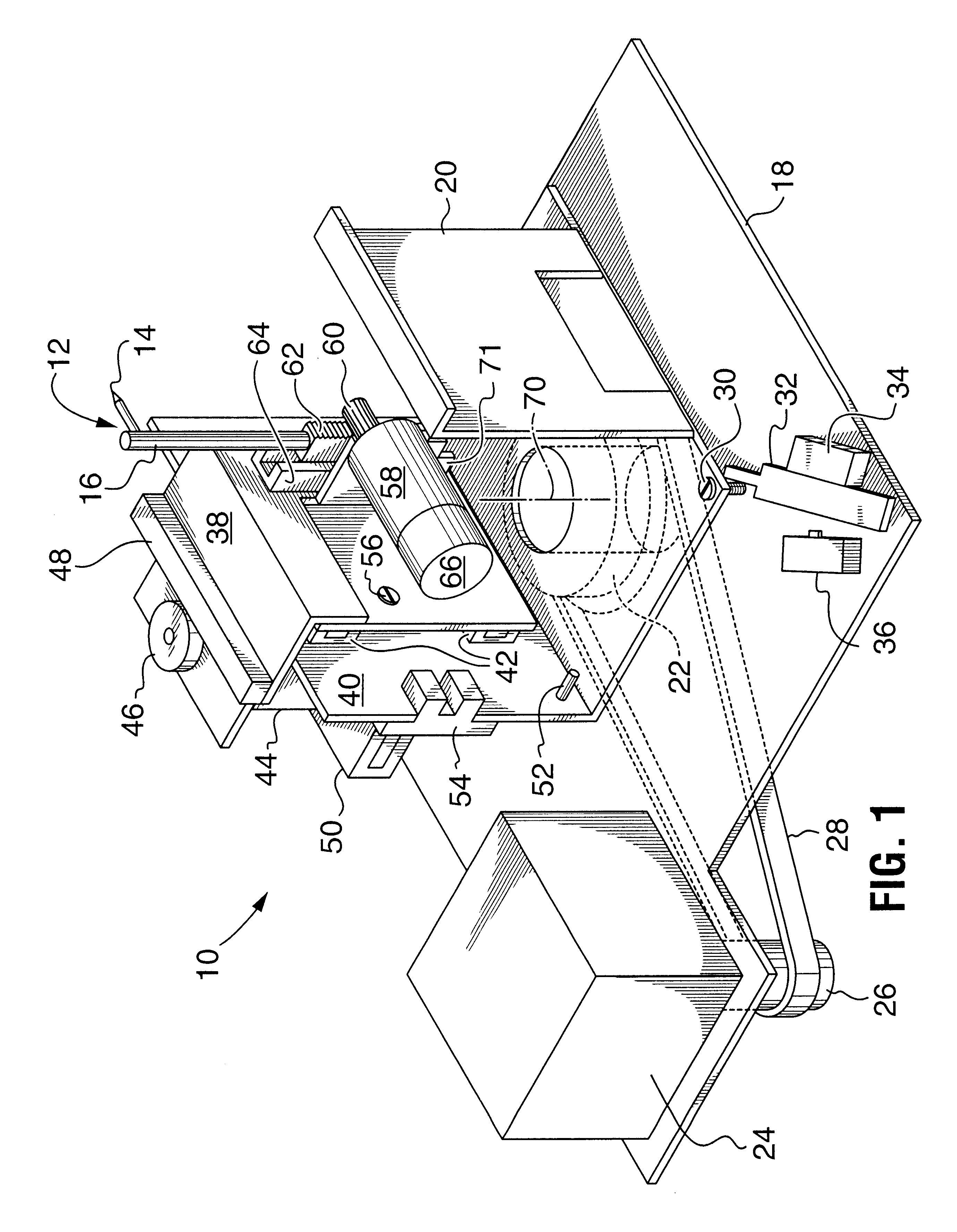 Eyeglass frame and lens tracing apparatus and method