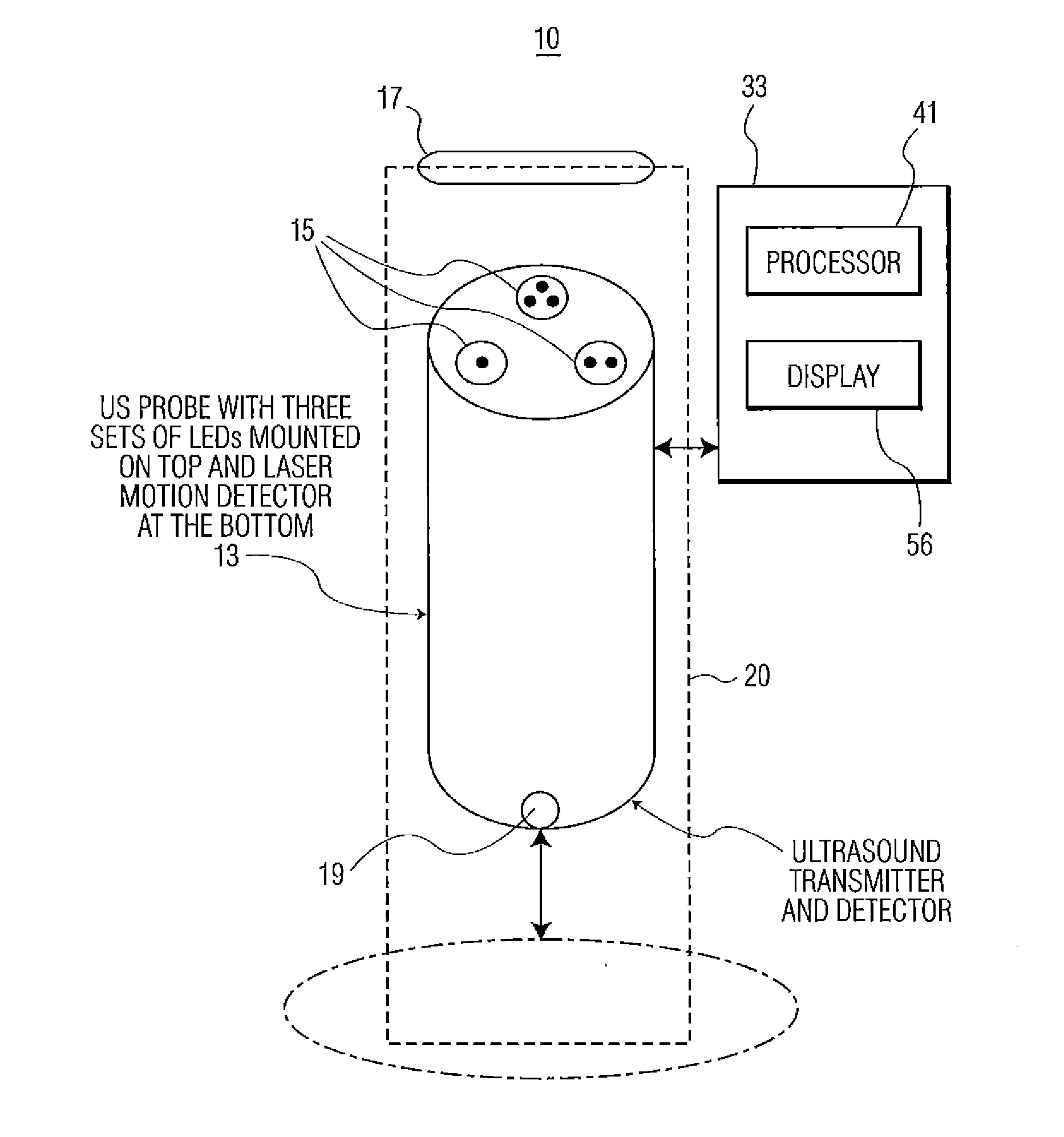 System for Locating Anatomical Objects in Ultrasound Imaging