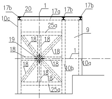 Online anti-collision and anti-radiation device for O-shaped rack