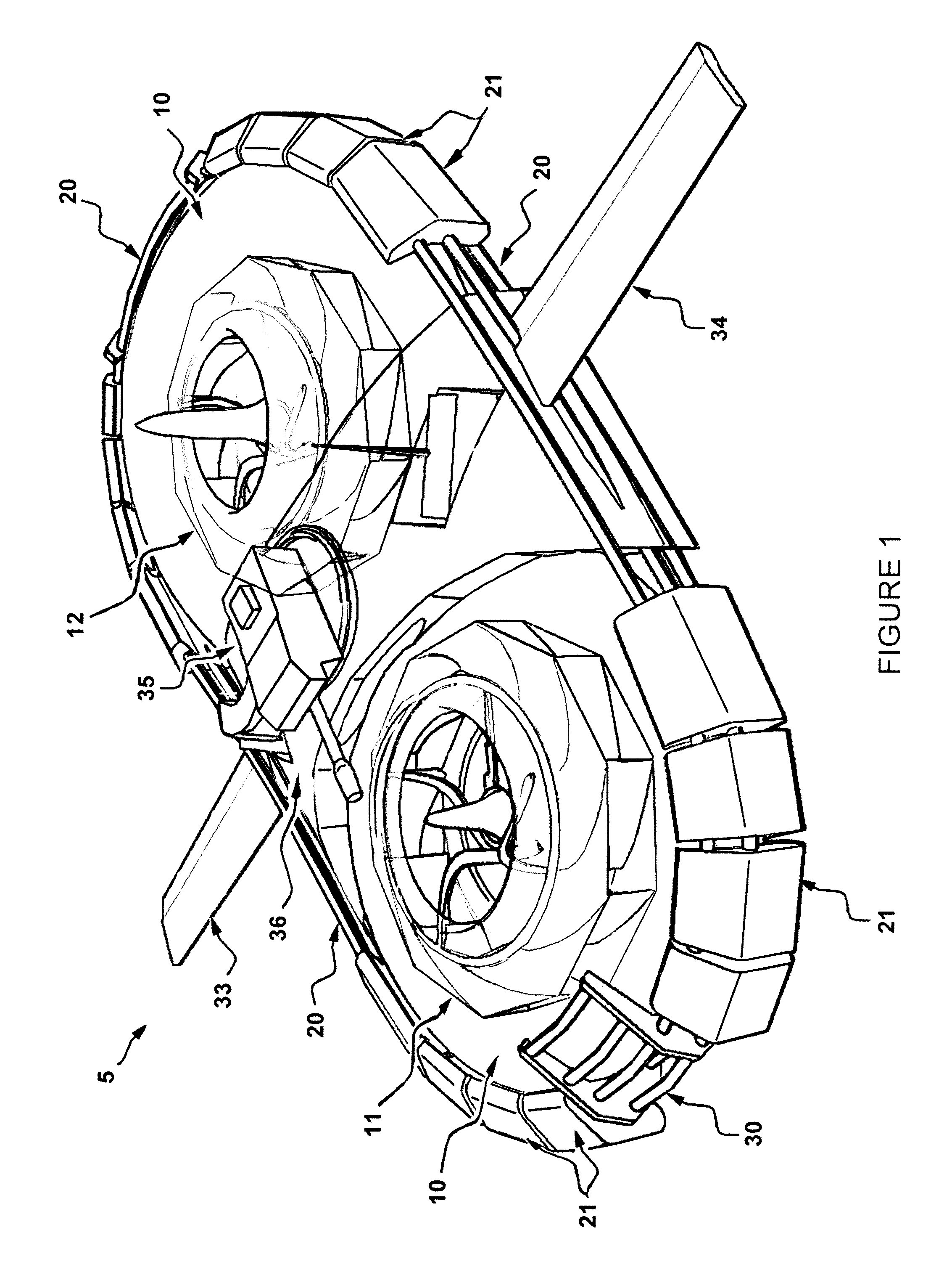 Aircraft vehicle centrifugal fan apparatus