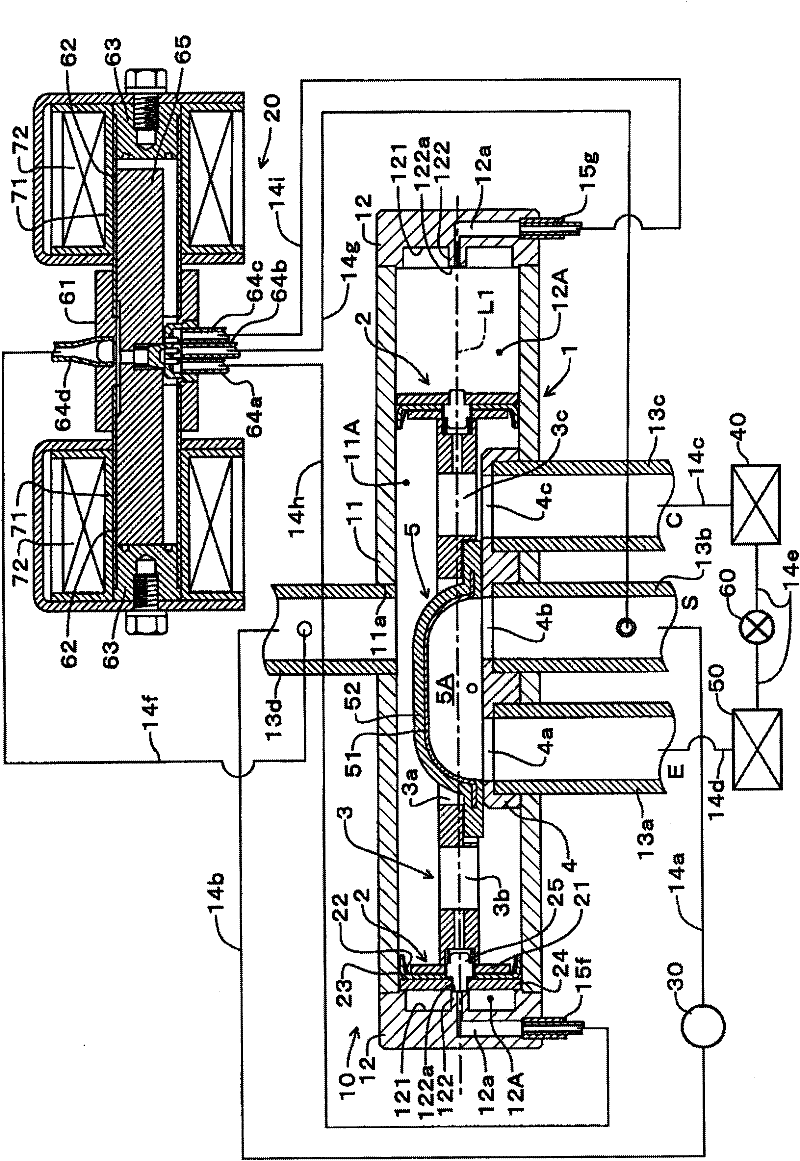 Flow path switching valve