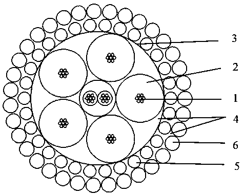 A high transmission load detection cable